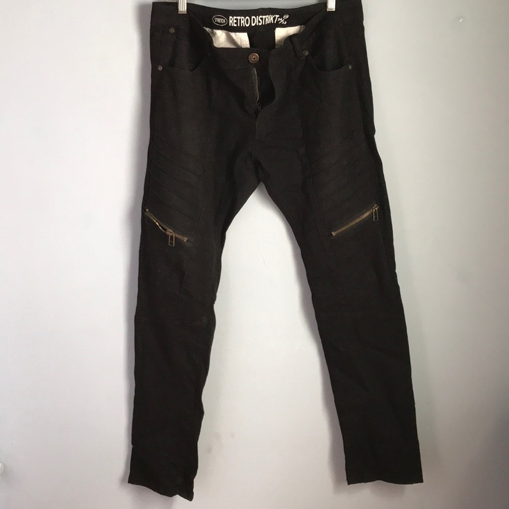 Retro Distrikt stretch jeans pants Sz 34/32